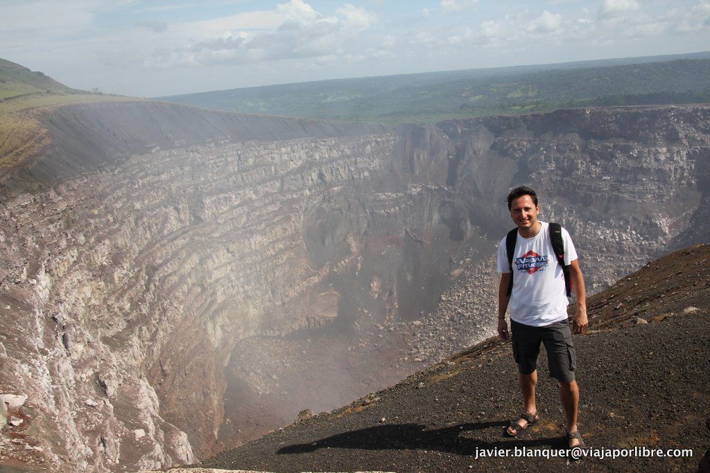 Javier Blanquer, Volcan Masaya