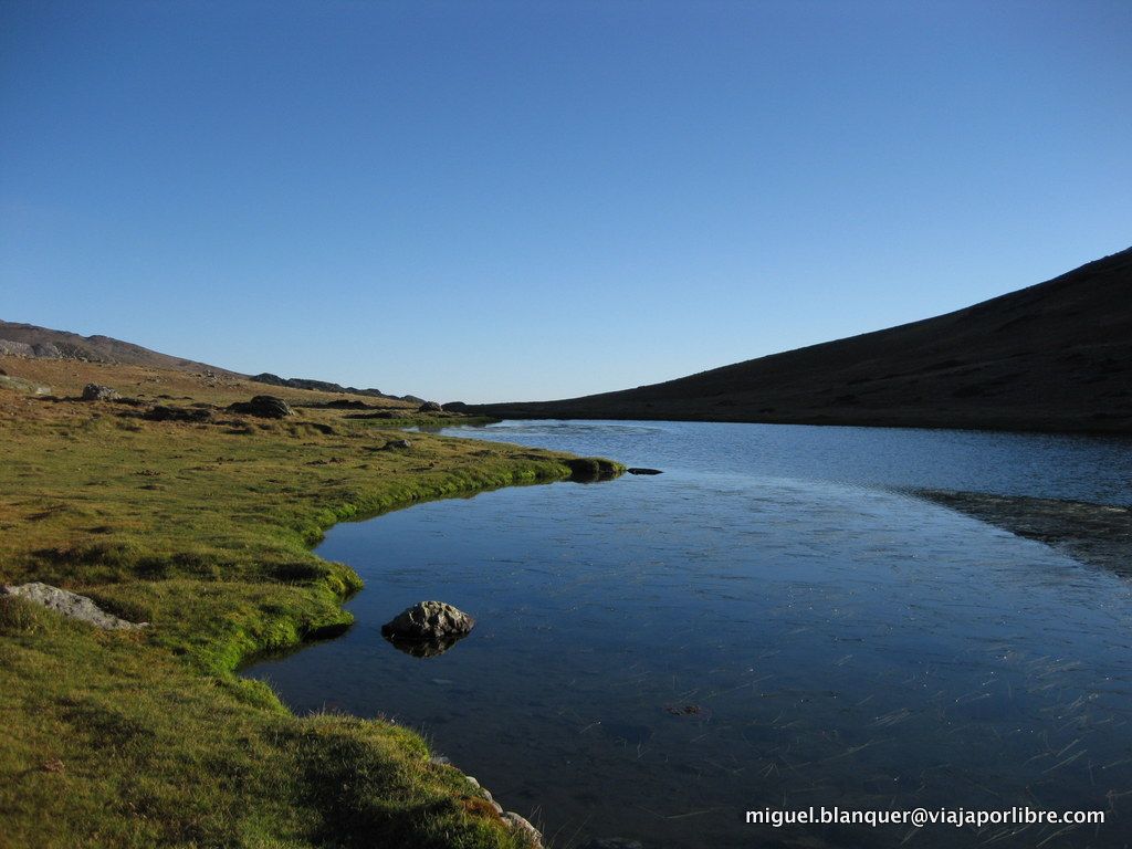 Curavacas Laguna en las cercanía del Curavacas