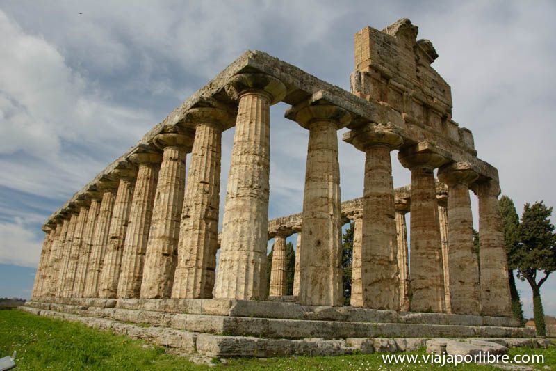 Paestum Templo de Atenea