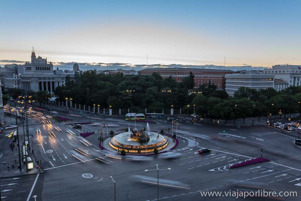terrazas de Madrid Fuente de Cibeles