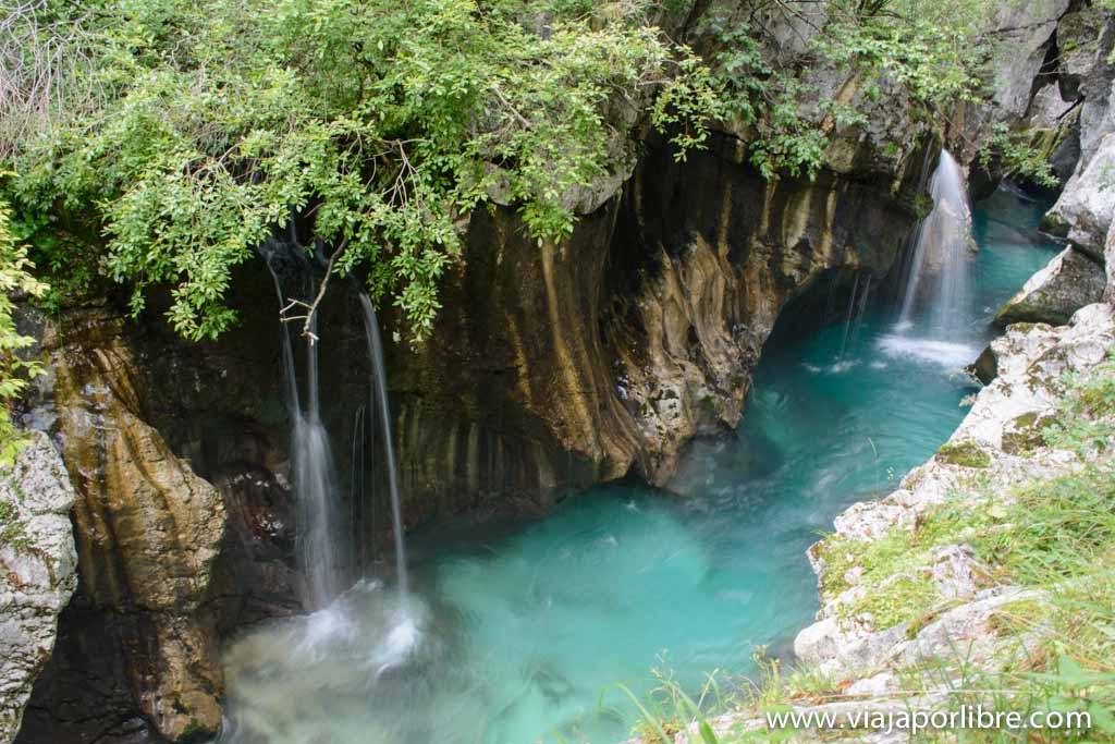 Cascadas de Eslovenia - Garganta del Río Soca Cascadas de Eslovenia - Garganta del Río Soca