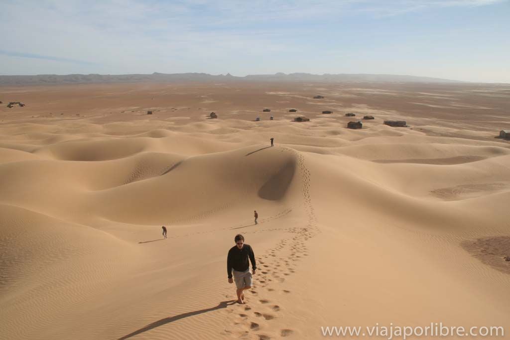 El desierto en Mhamid