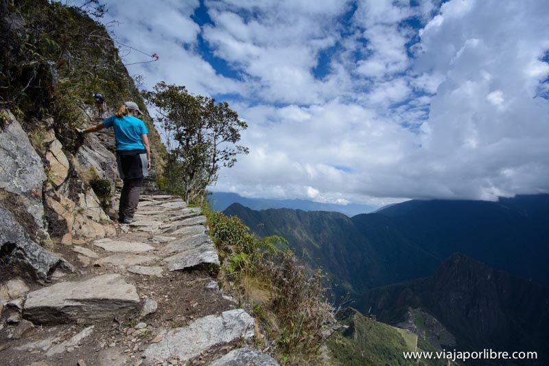 Fatiga en Montaña Machu Picchu