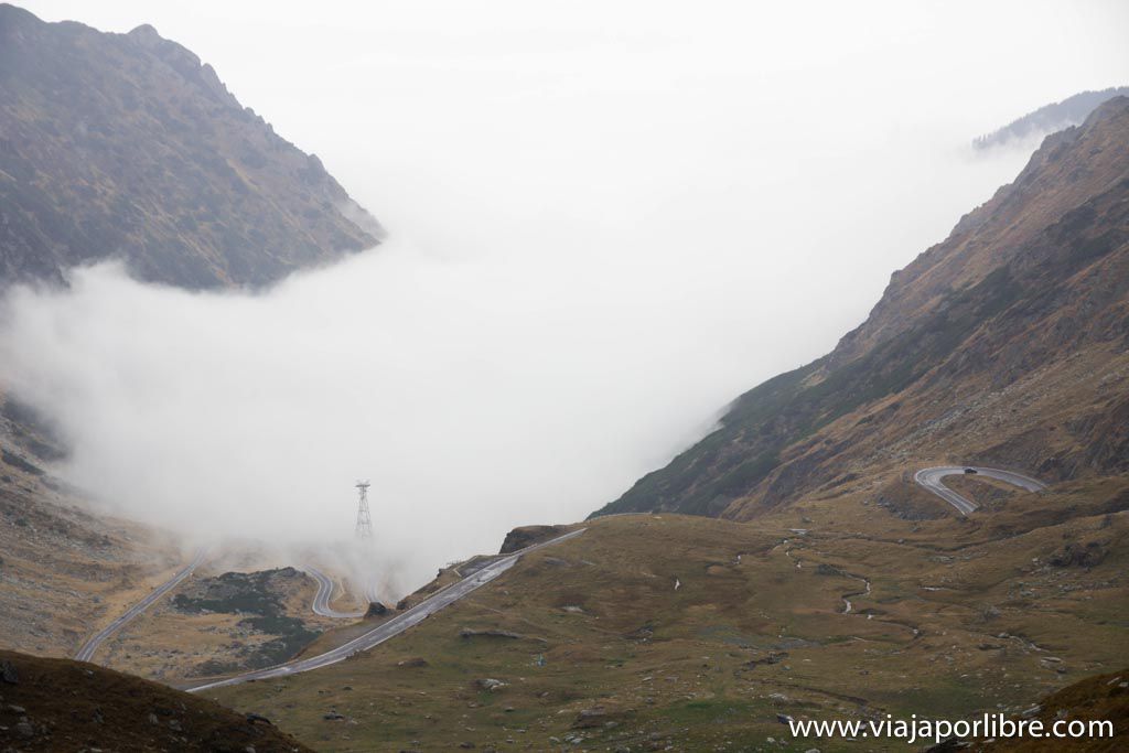 Transfagarasan desde el acceso norte