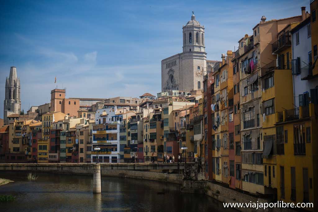 Casas colgantes en Girona