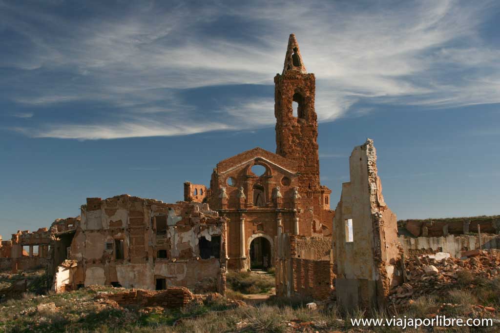 Belchite bombardeado
