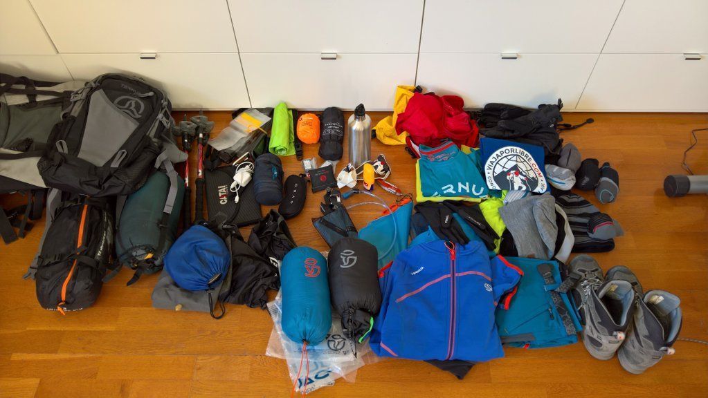 Preparativos para ir a las Torres del Paine