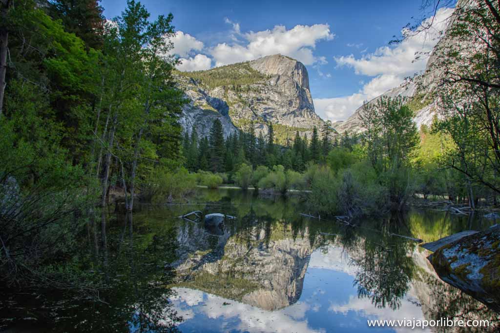 Que ver en el Parque Nacional Yosemite - Mirror lake Que ver en el Parque Nacional Yosemite - Mirror lake