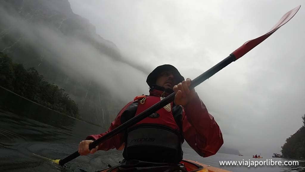 Kayak en Milford Sound Kayak en Milford Sound