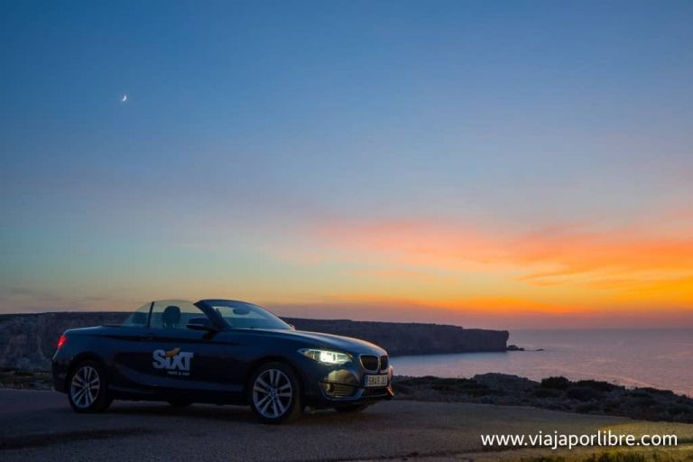 Menorca en coche de alquiler