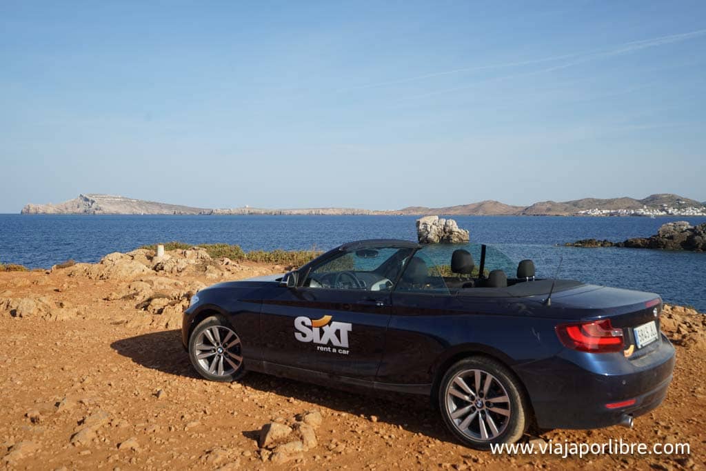 Menorca en coche de alquiler