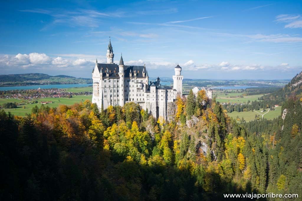 Ruta al castillo del rey loco (Neuschwanstein Alemania)
