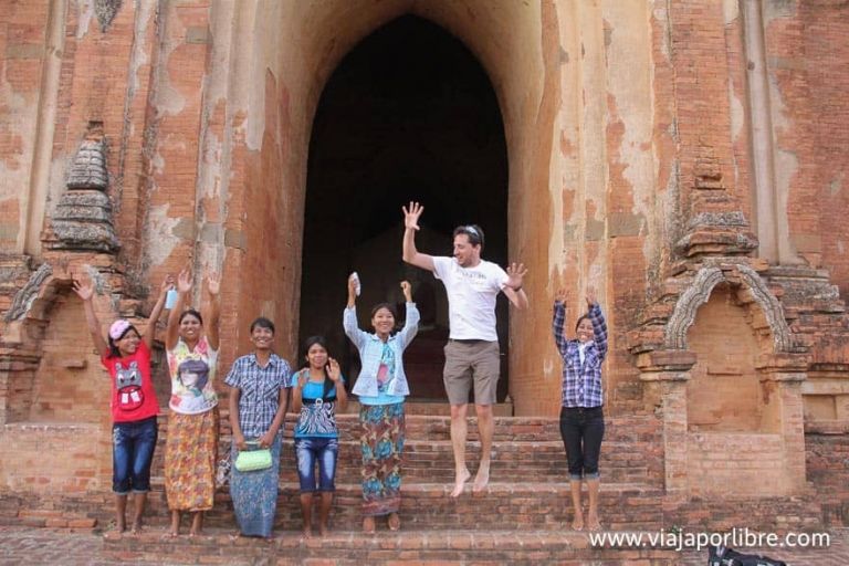 En un templo en Asia