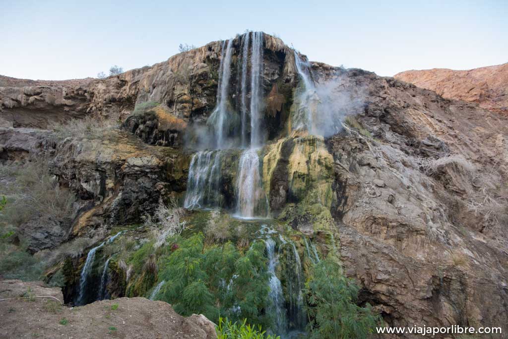 Las aguas termales de Hammamat Ma'In en Jordania Las aguas termales de Hammamat Ma'In en Jordania