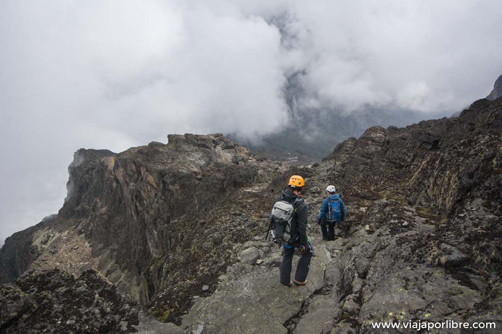 Ascensión al pico Margherita