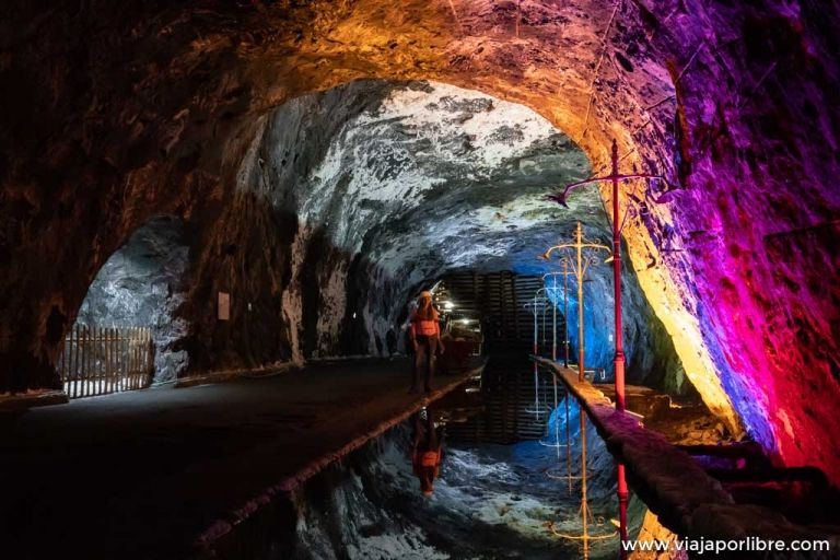 Visita a la mina de sal de Nemocón a las afueras de Bogotá