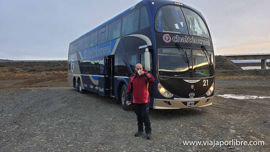 Autobús de Calafate a El Chaltén