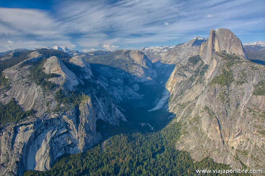 Glacier Point y Tunel View, las vistas mas famosas de Yosemite
