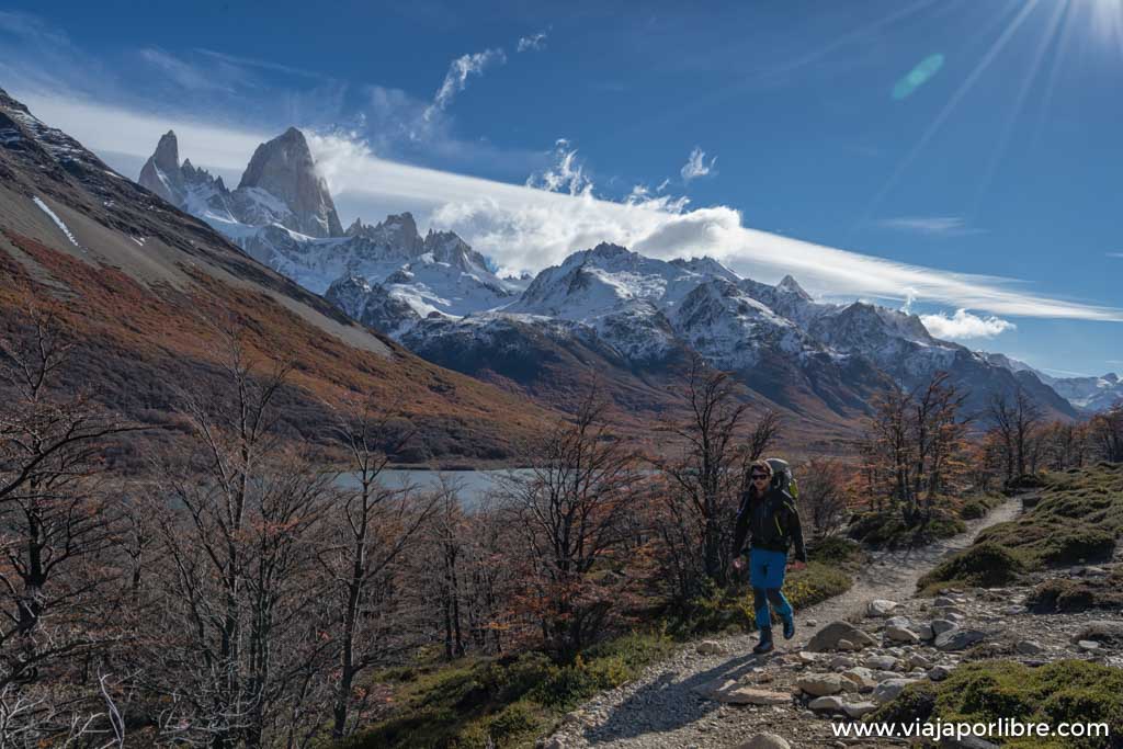 Circuito/Ruta de tres días por el Chalten