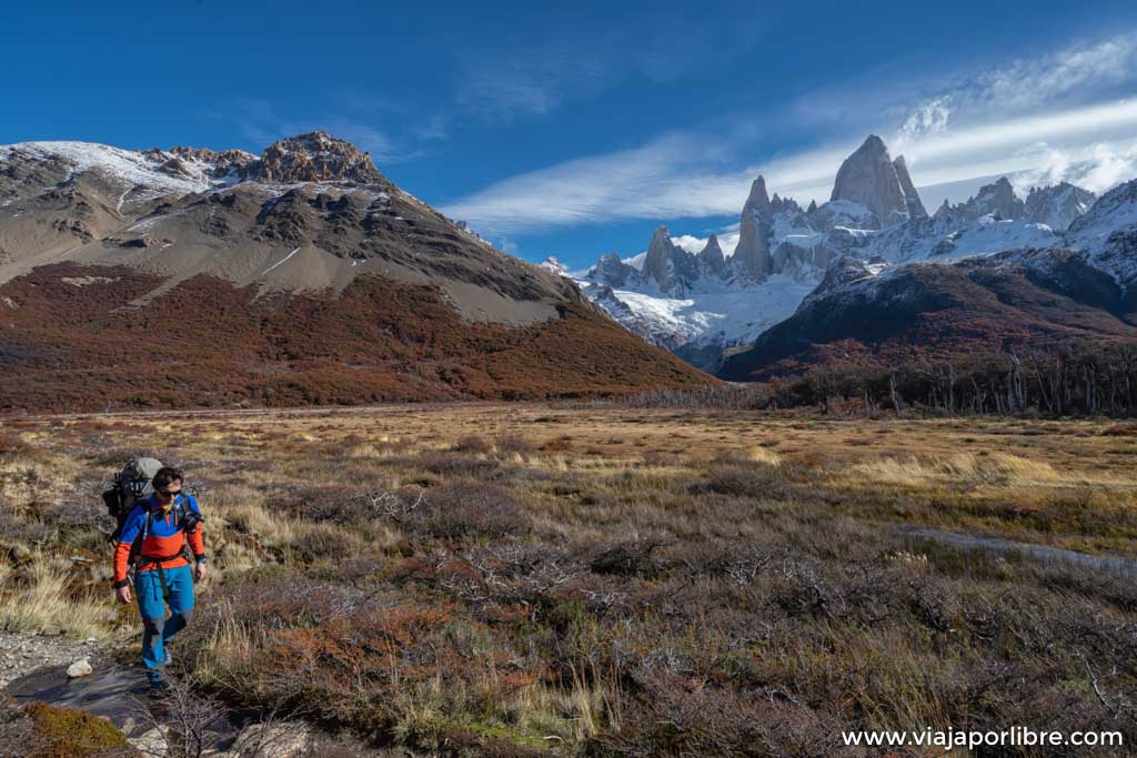Trekking a Laguna de los tres (Fitz Roy) Circuito/Ruta de tres días por el Chalten