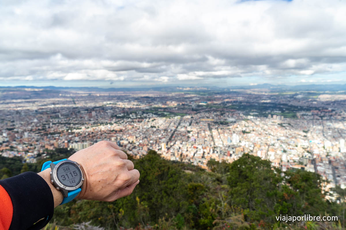 A casi 3.200m sobre Bogotá A casi 3.200m sobre Bogotá