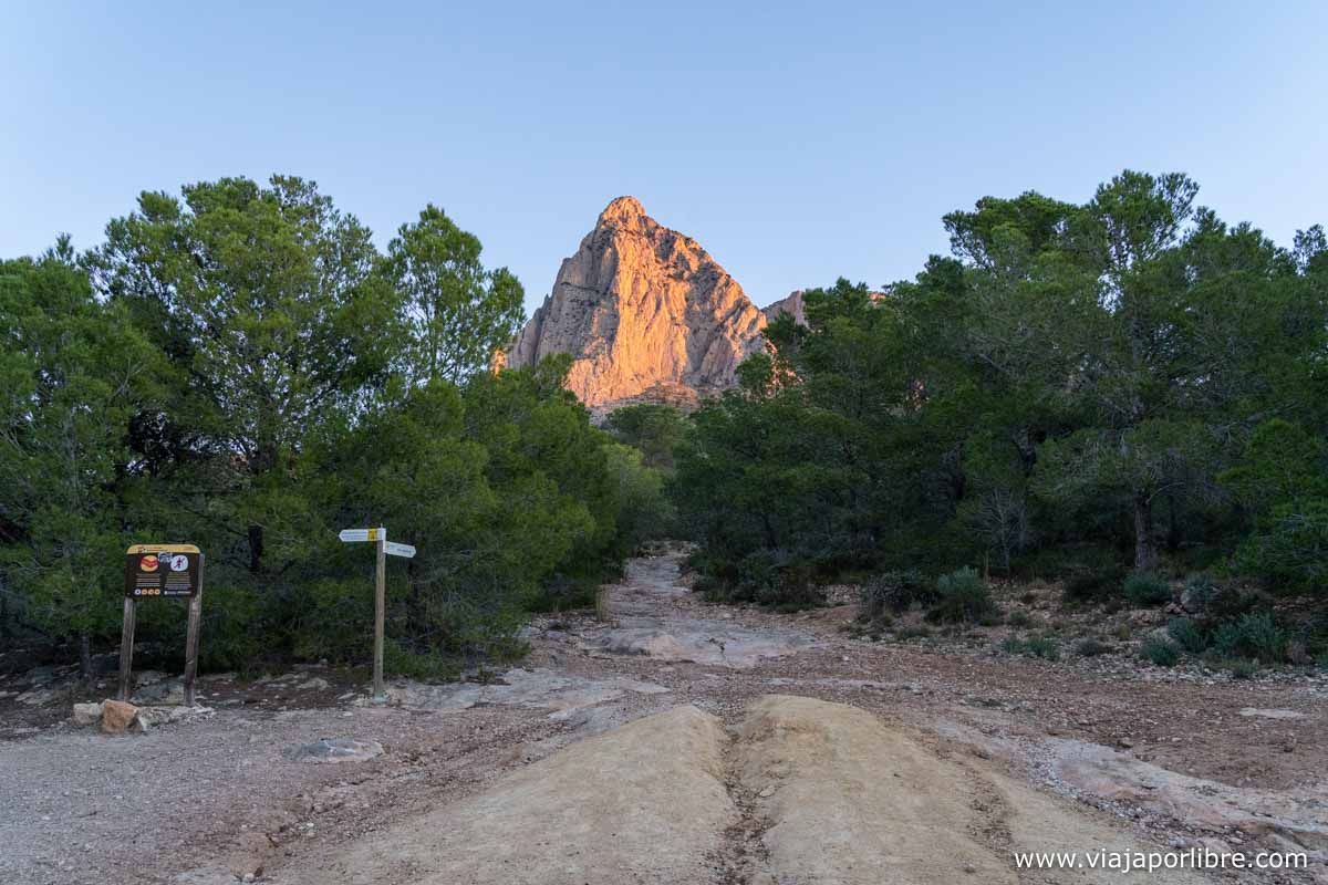 Salida de la ruta Salida de la ruta