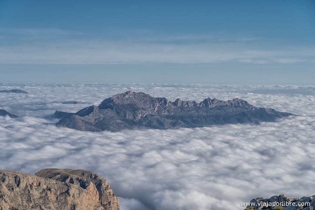 Vistas desde el Puig Campana Vistas desde el Puig Campana