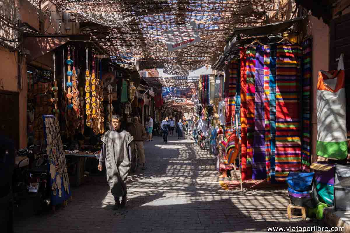 El zoco de Marrakech El zoco de Marrakech