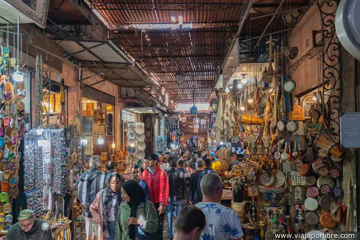 El zoco de Marrakech El zoco de Marrakech