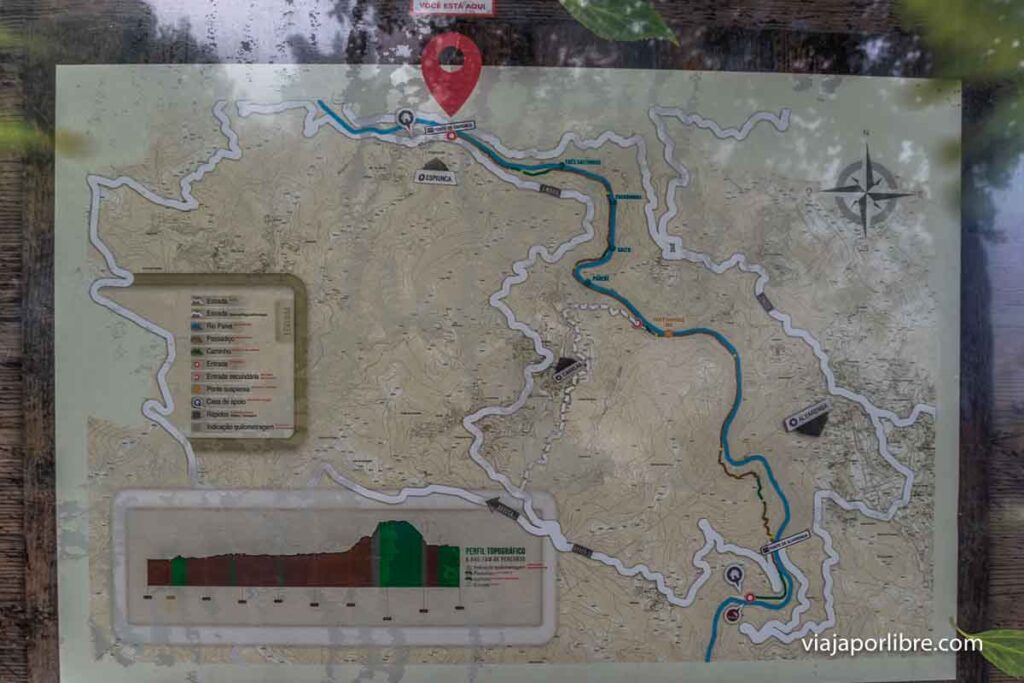 Mapa de los Pasadizos del Pavia