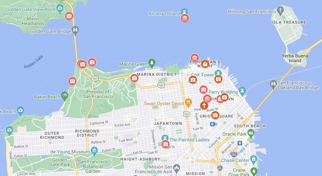 Mapa de San Francisco
