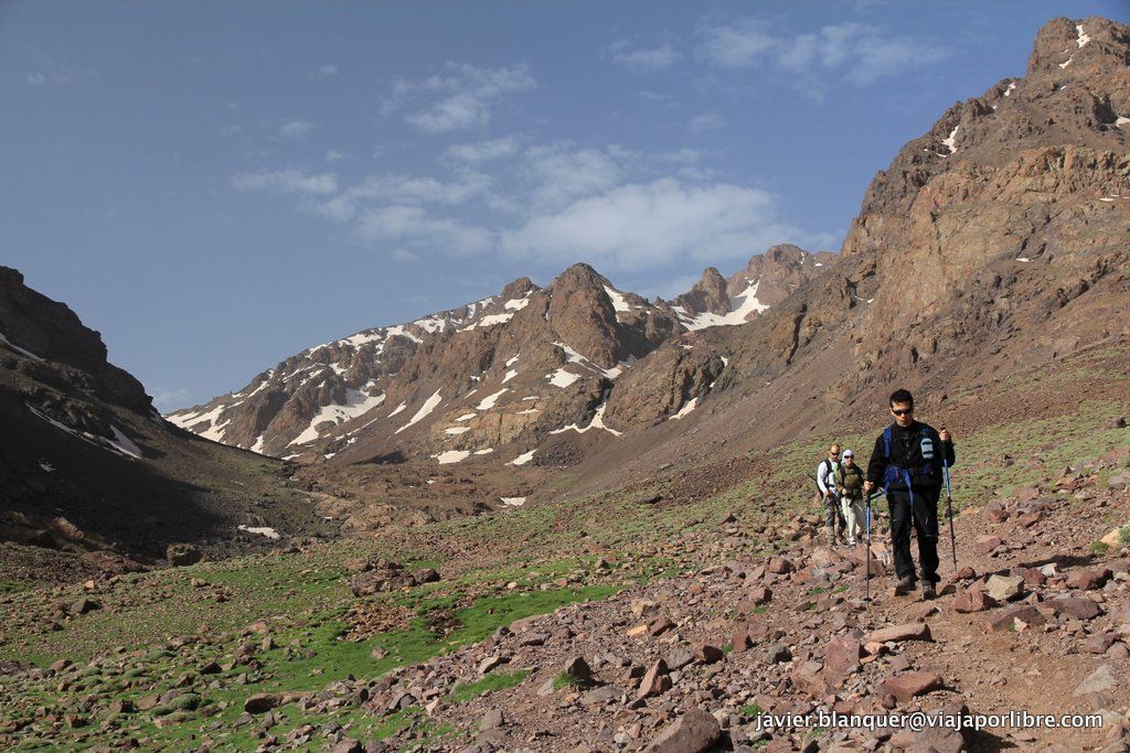 Toubkal, en Marruecos De camino al Toubkal