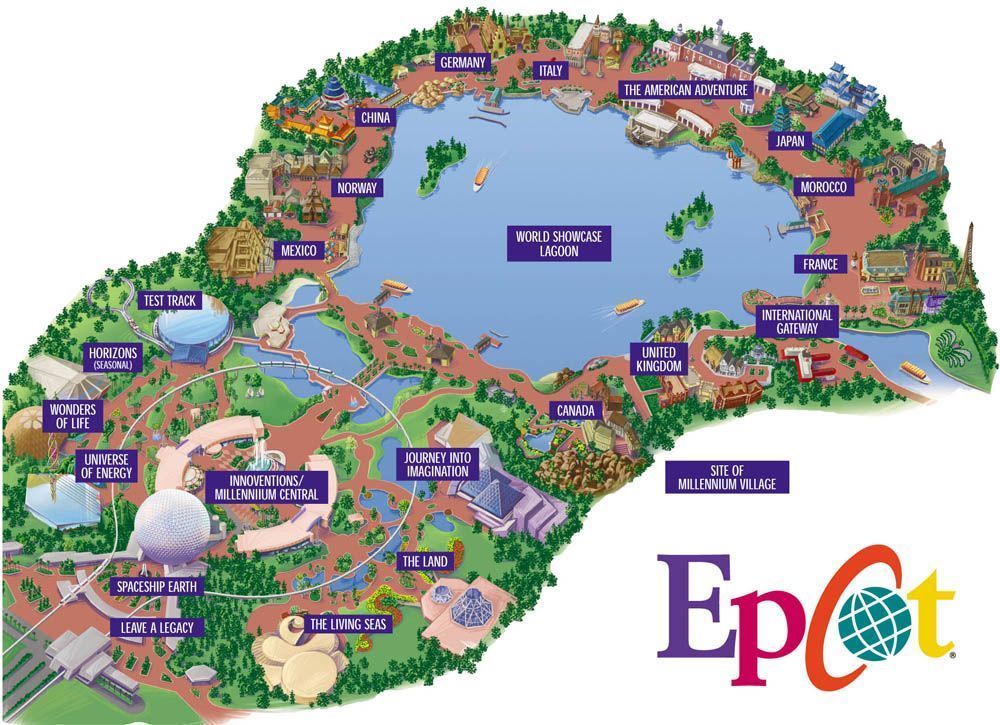 Mapa de Epcot