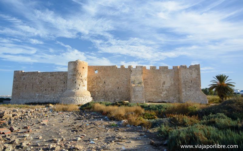 El fuerte Borj El Kebir. Isla de Djerba
