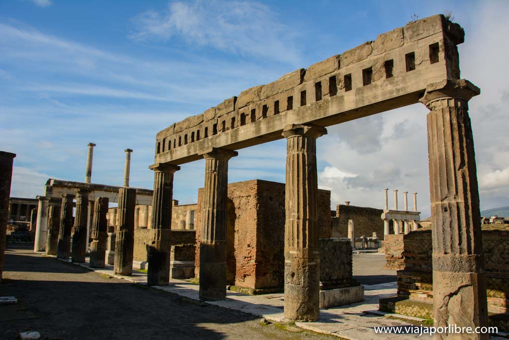 Zona del Foro de Pompeya