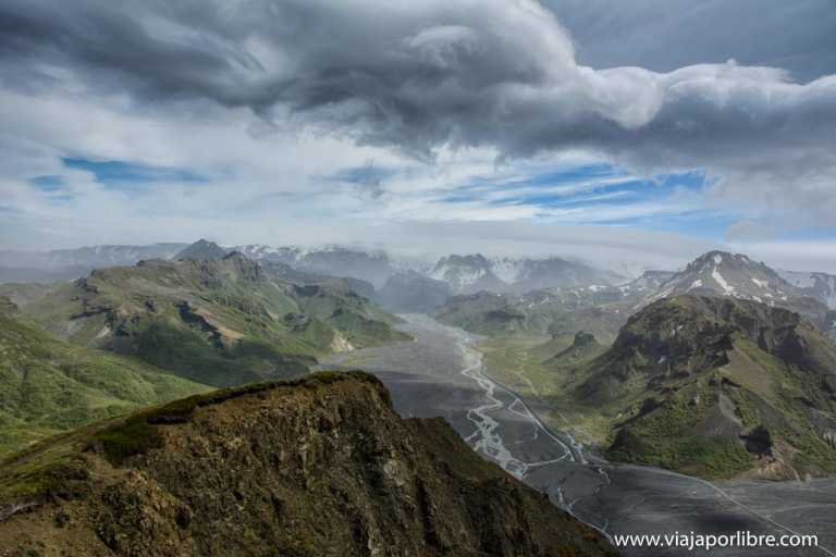 Noruega - Laugavegurinn etapa 4, Emstrur (Botnar) - Þórsmörk Laugavegurinn