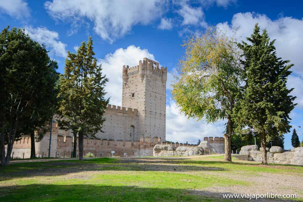 El castillo de la Mota en Medina del Campo