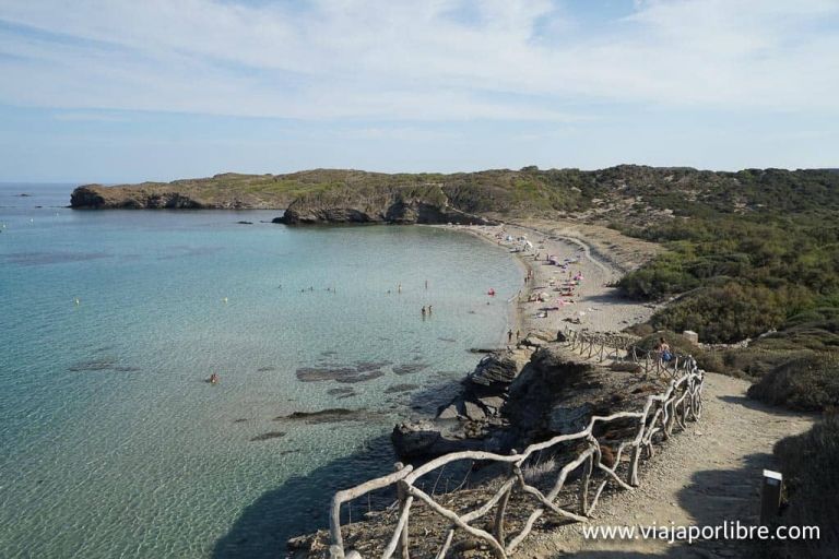 Islas Baleares - Calas del norte de Menorca (Mapa y consejos) Cala Tortuga