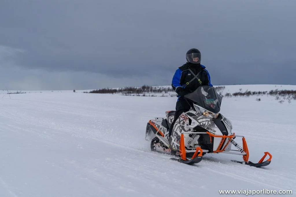 Motos de nieve en Noruega Ruta por la Laponia Noruega desde Alta (Finnmark)