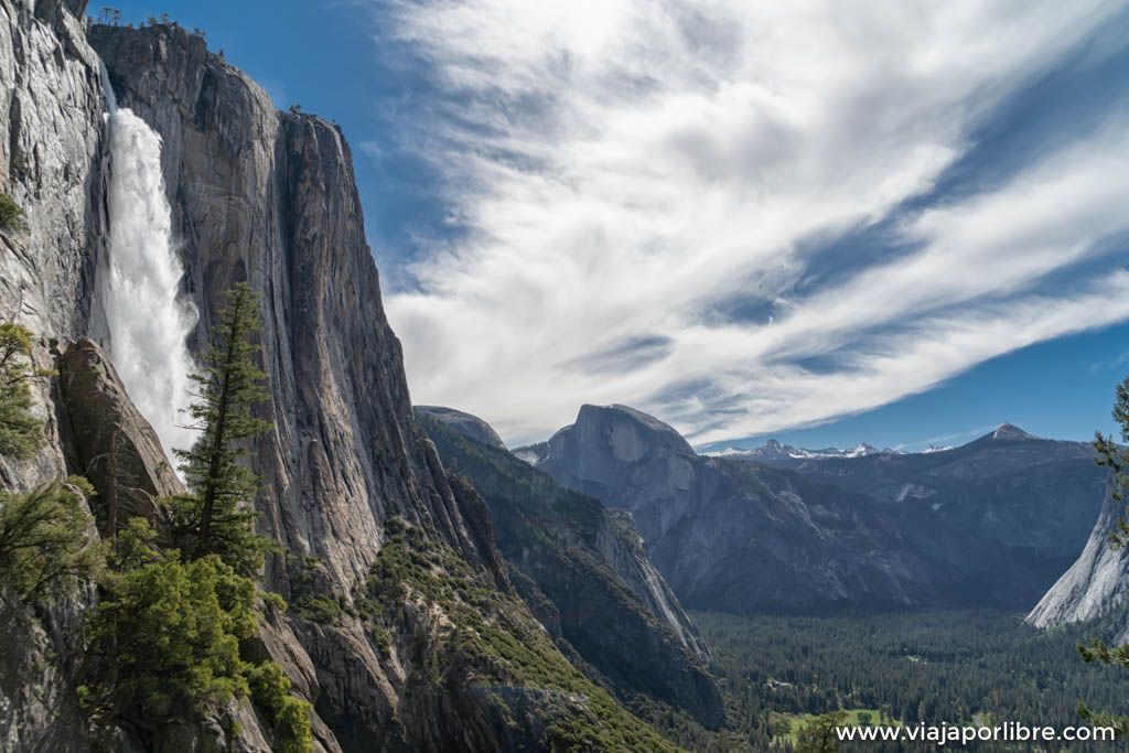 De ruta por Yosemite Falls Trail y Yosemite point