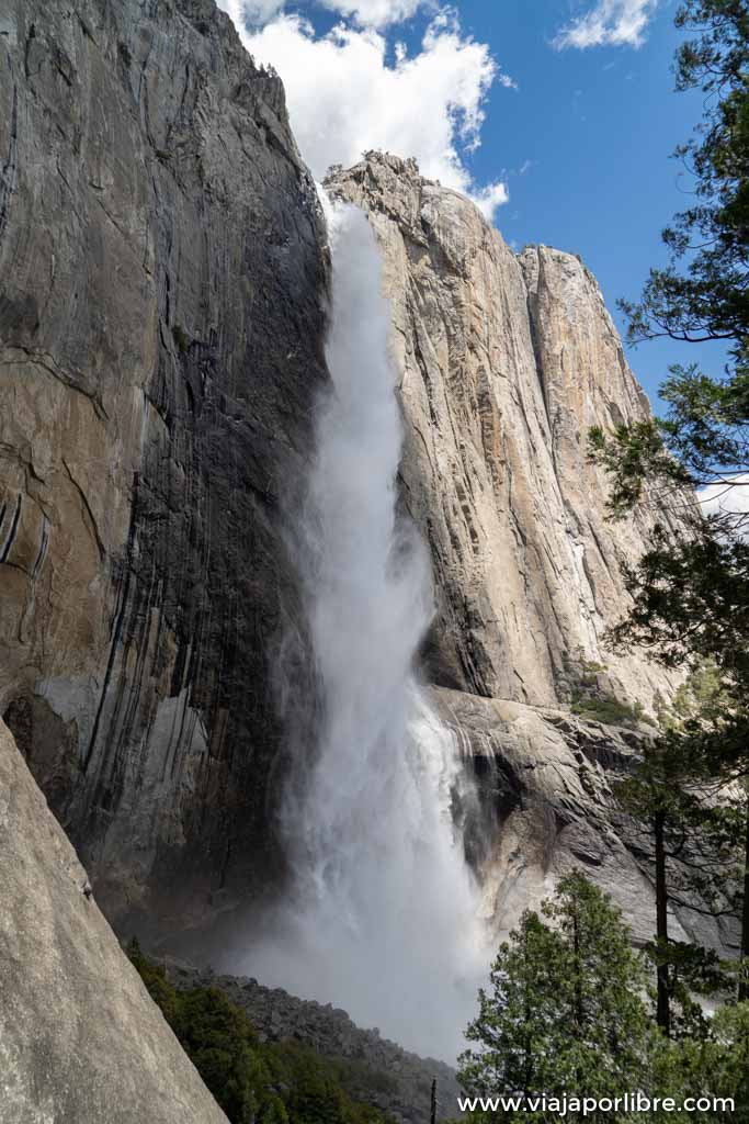 De ruta por Yosemite Falls Trail y Yosemite point