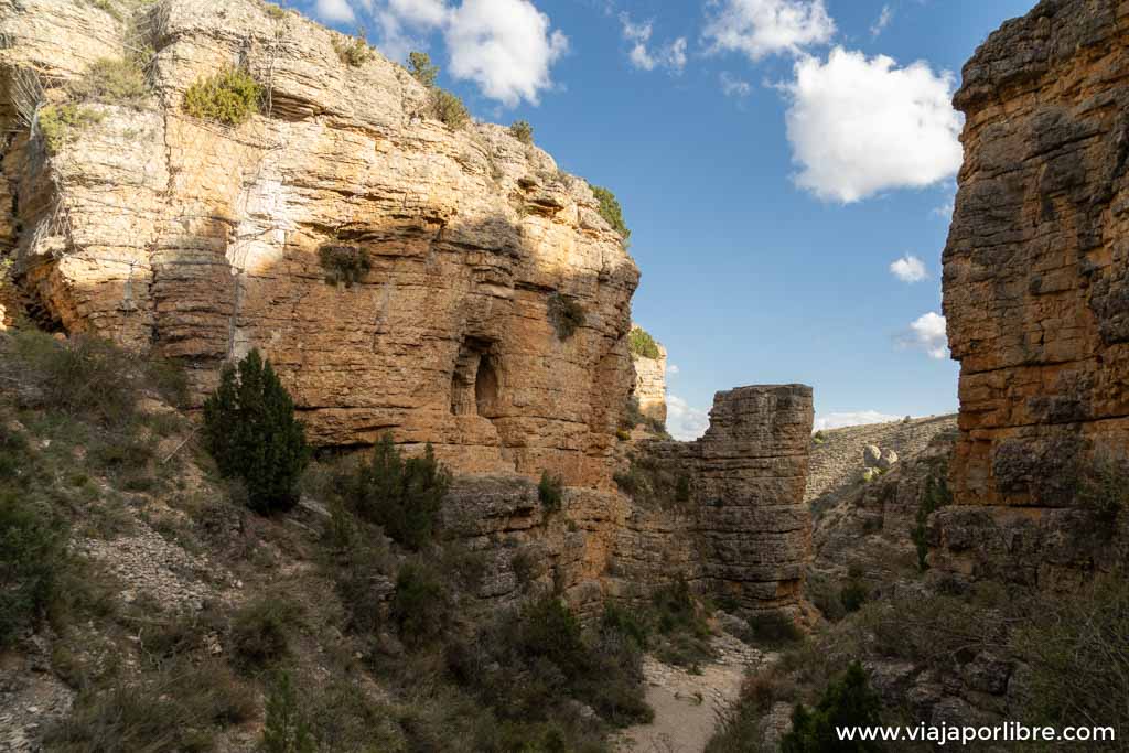 El acueducto romano de Gea de Albarracín