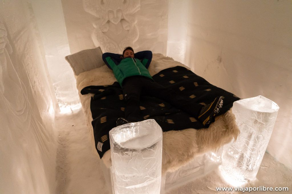 Como son los hoteles de hielo en la Laponia Noruega
