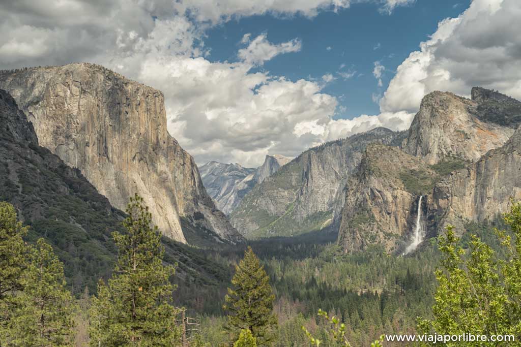 Glacier Point y Tunel View, las vistas mas famosas de Yosemite
