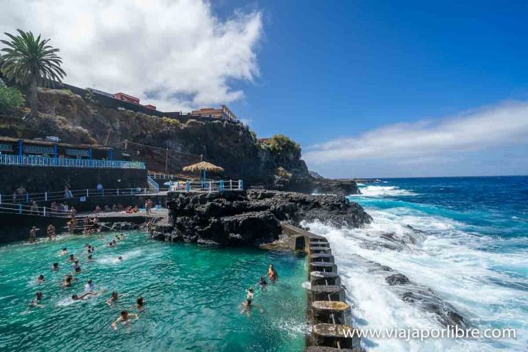 Islas Canarias - Las mejores playas de la Isla de la Palma (TOP 10) Charco Azul