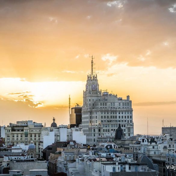 Atardecer desde el Circulo de Bellas Artes