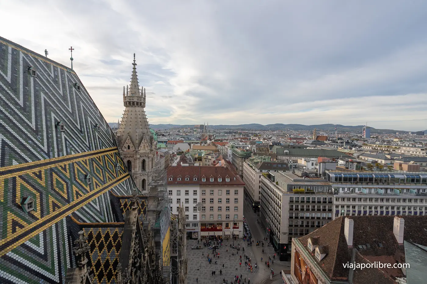 Vistas desde la Torre Norte de la Catedral de Viena