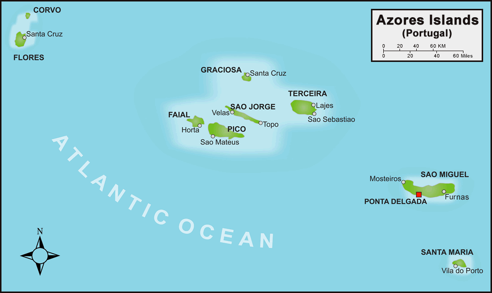 azores map